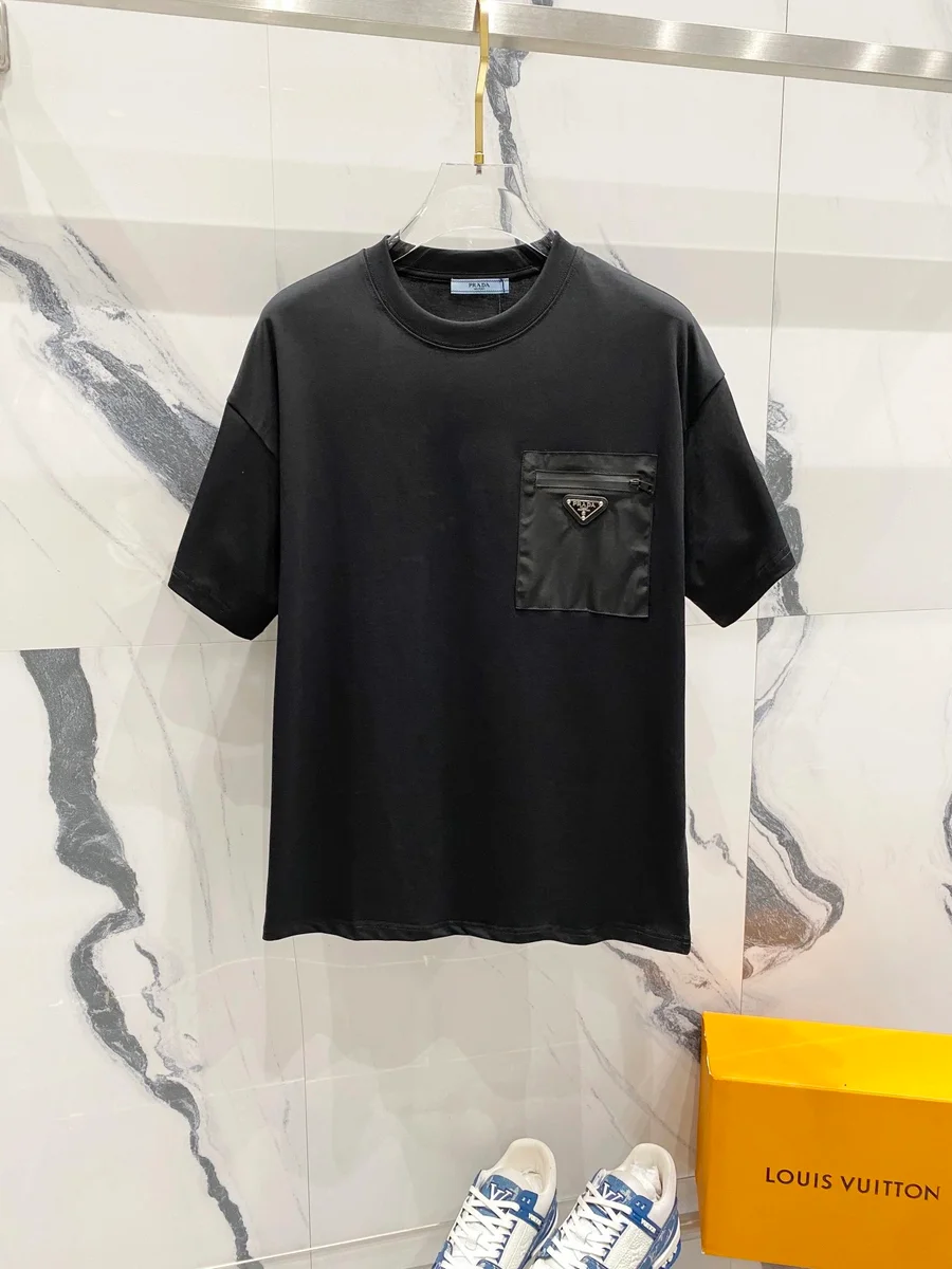 Prada Prada Black Pocket T-Shirt Black