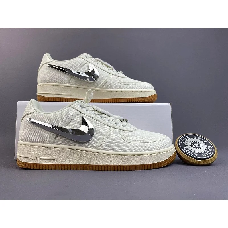 Nike Nike Air Force 1 Travis Scott Holy Kicks Sneakers White