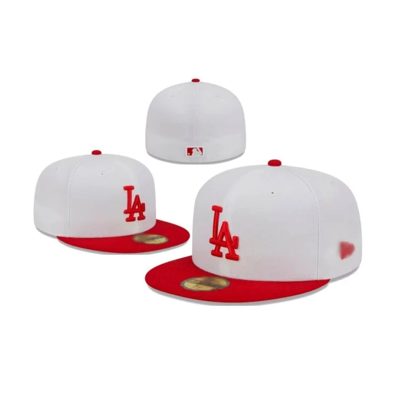 New Era New Era 59FIFTY White/Red Baseball Cap White