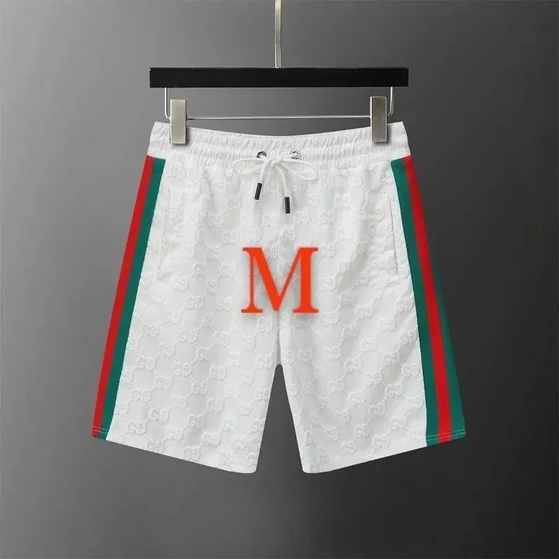 Gucci Gucci GG Supreme White/Red-Green Stripes Shorts White