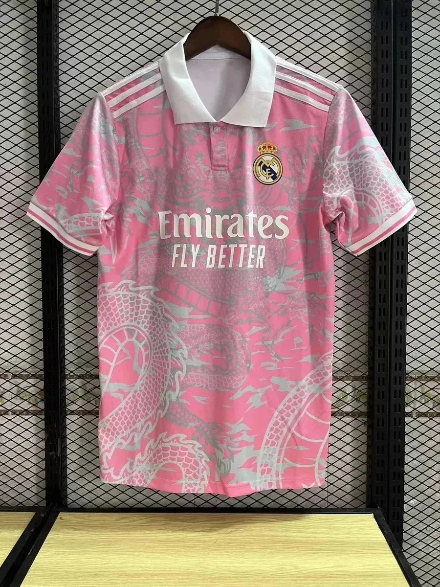 Adidas Adidas Champions League Real Madrid Pink Dragon Special Edition Soccer Jersey Pink