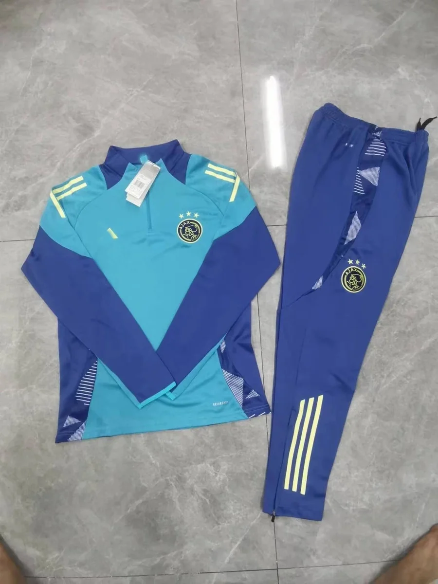 Adidas Adidas Ajax Blue Training Tracksuit Blue - 1