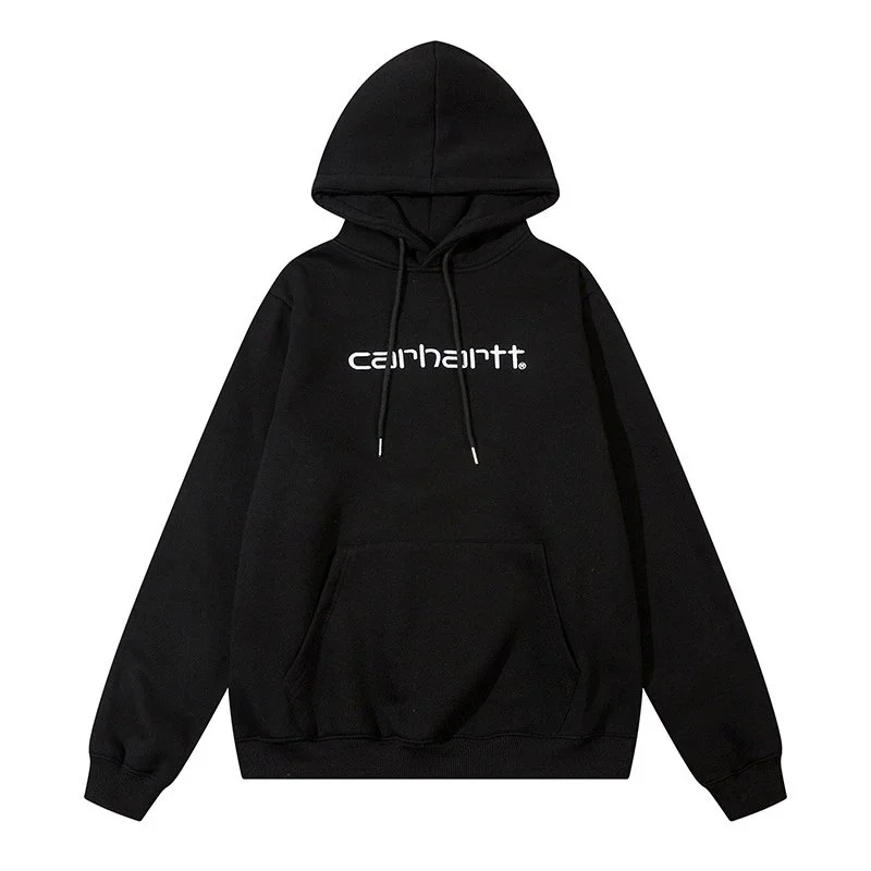 Carhartt Carhartt Black Logo Hoodie Black - 1