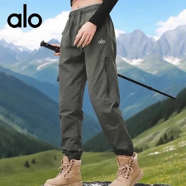 Alo Yoga Alo Military Green Cargo Pants Green - 1