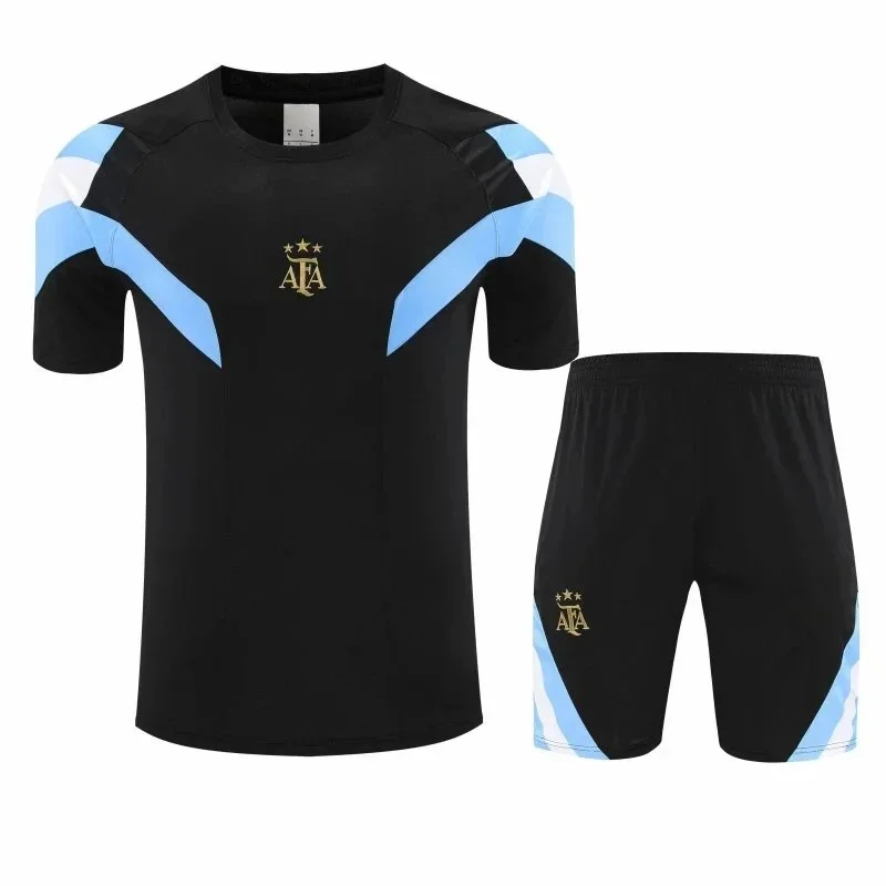 Other Argentina Football Kit Black & Light Blue Co-ord Set Black - 1