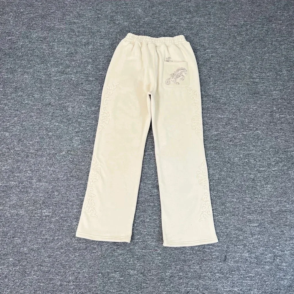 Other 506 Apricot Embroidered Sweatpants Beige - 1