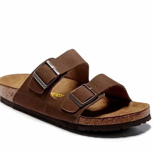 Birkenstock Birkenstock Arizona凉鞋油蜡皮棕 Sandals Brown - 1