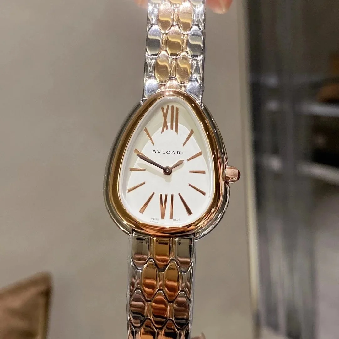 Bvlgari Bvlgari Serpenti Rose Gold & Silver Watch Gold