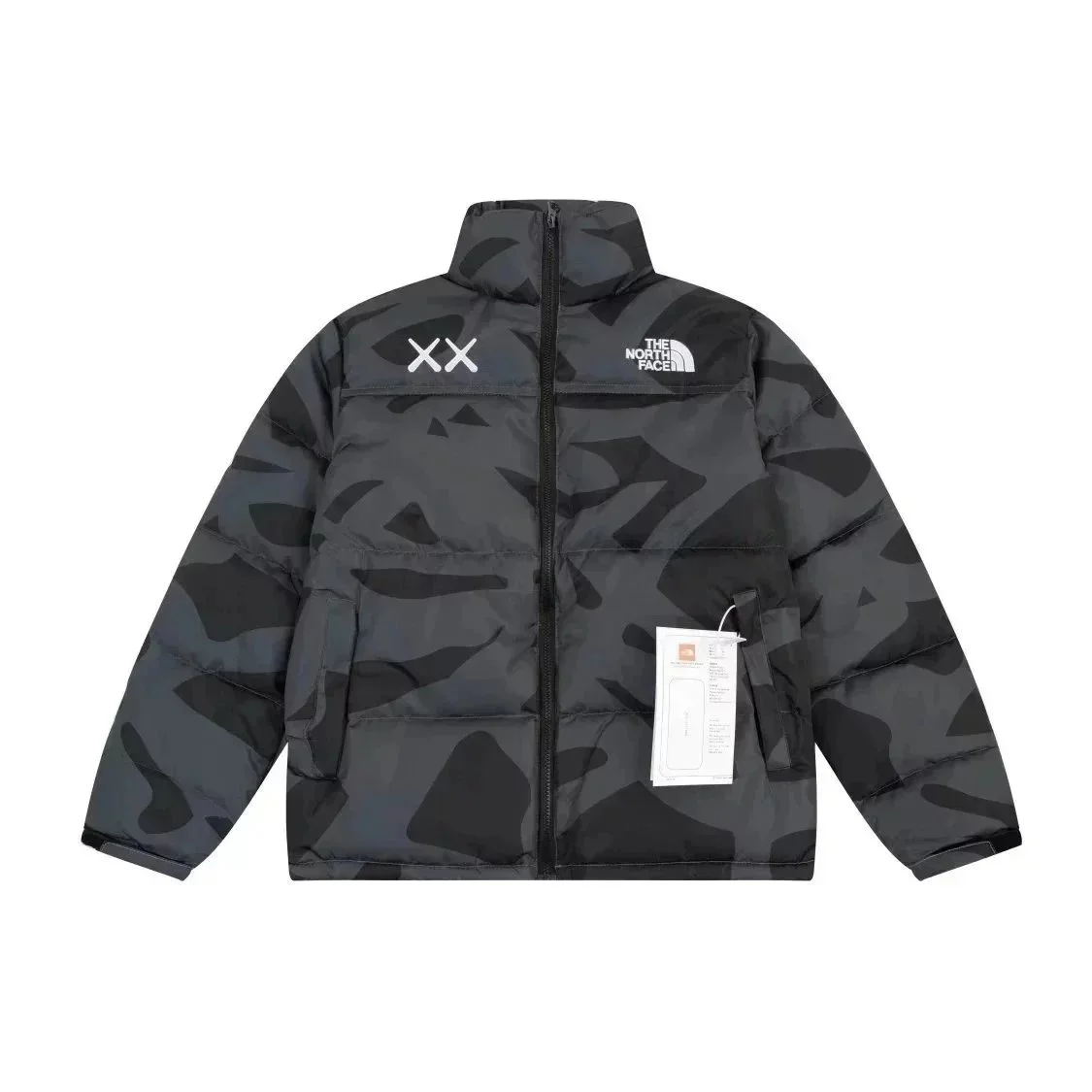 The North Face The North Face Nuptse XX Camo Parka Grey - 1