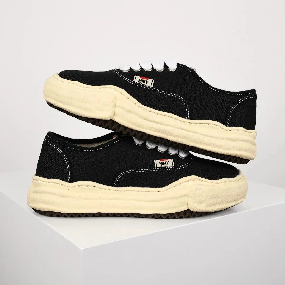 Maison Mihara Yasuhiro Maison Mihara Yasuhiro OG Style 36 Black Canvas Sneakers Black - 1