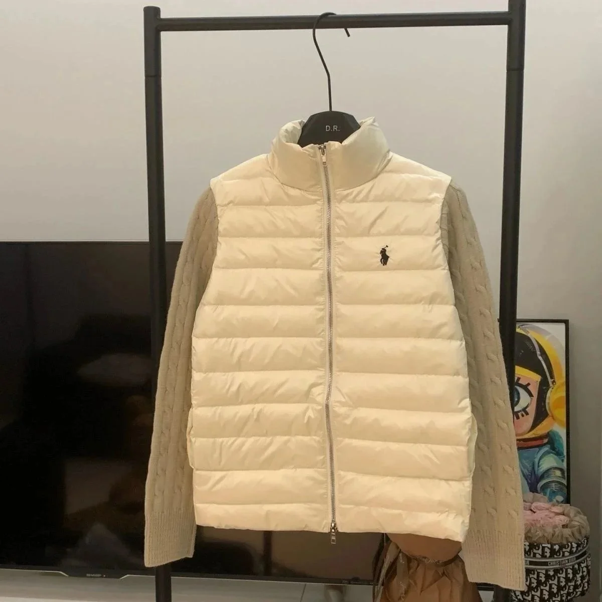 Polo Ralph Lauren Ralph Lauren Cream Polo Puffer Vest Cream - 1