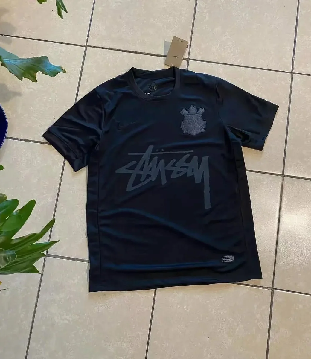 Stussy Stussy x Nike Black Stussy Logo Jersey Black - 1