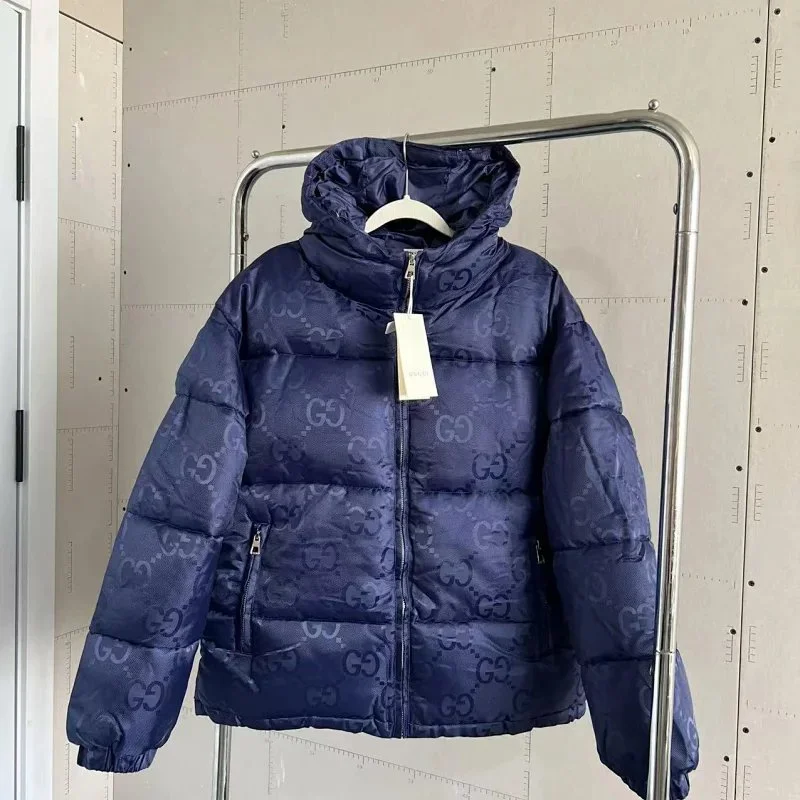 Gucci Gucci GG Supreme Navy Puffer Jacket Navy