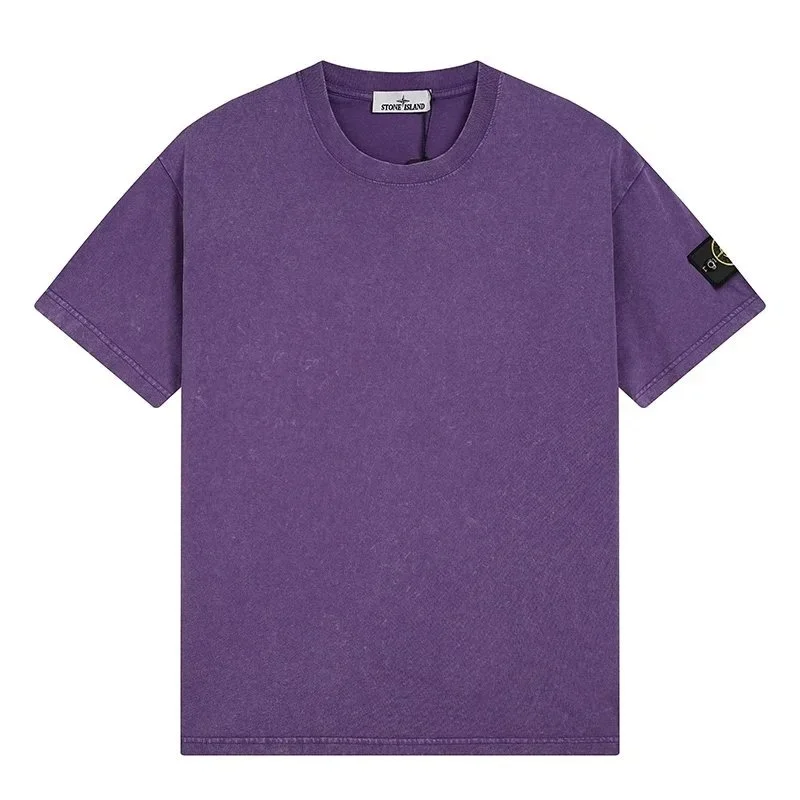 Stone Island Stone Island 68-15 Purple Solid T-Shirt Purple