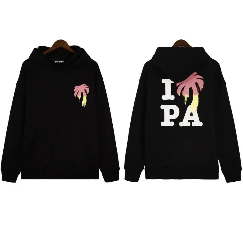 Palm Angels Palm Angels I PA Black Hoodie Black - 1