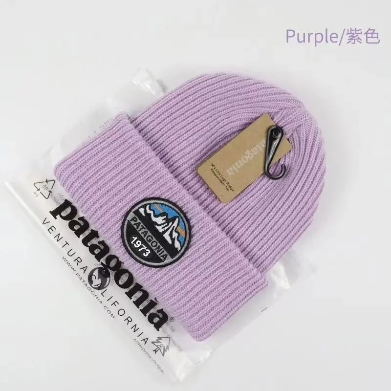 Patagonia Patagonia Purple Beanie Hat Purple - 1