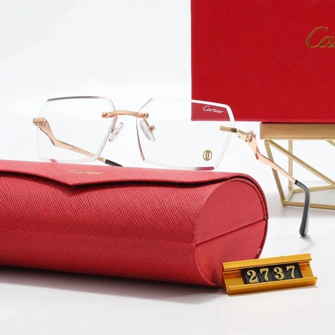 Cartier Cartier Soleil Blanc Gold-Tone Eyeglasses Gold - 1