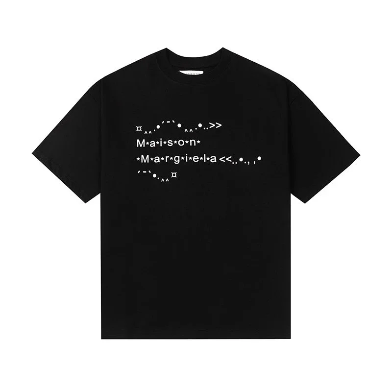 Maison Margiela Maison Margiela Black 'Marion Margiela' T-Shirt Black - 1