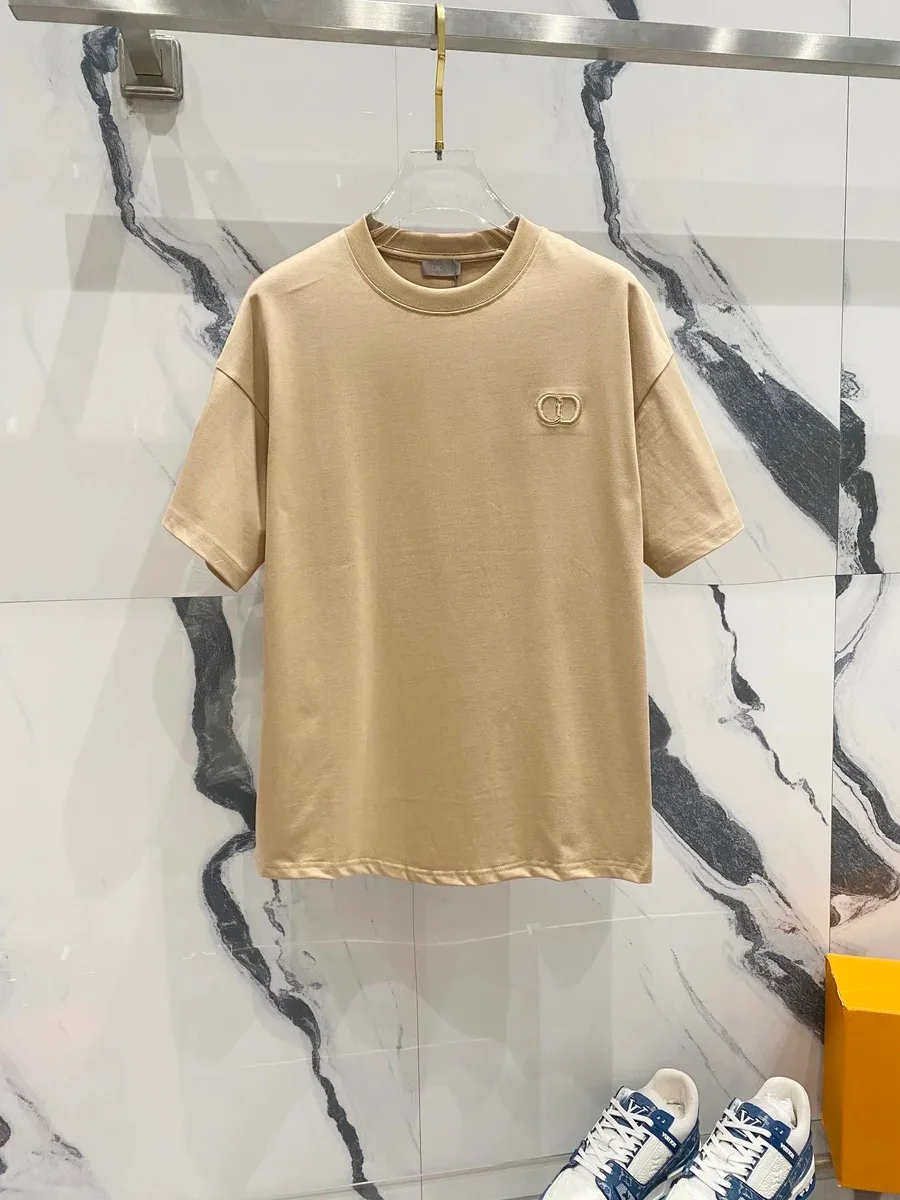 Dior Dior CD Logo Desert Beige T-Shirt Beige