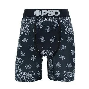Other PSD Bandana Print Boxer Briefs Men's Underwear Black - 1