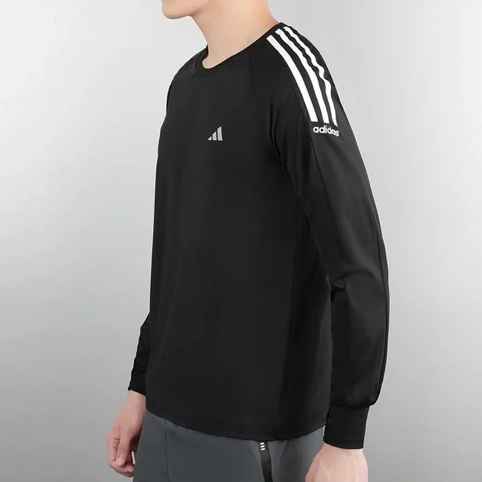 Adidas Adidas Black Long Sleeve T-Shirt Black - 1