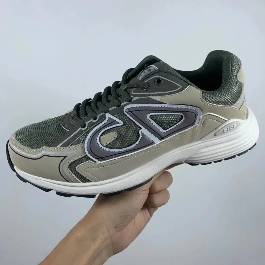 Dior Dior Air Force 1 Grey Grass Green Sneakers Grey - 1