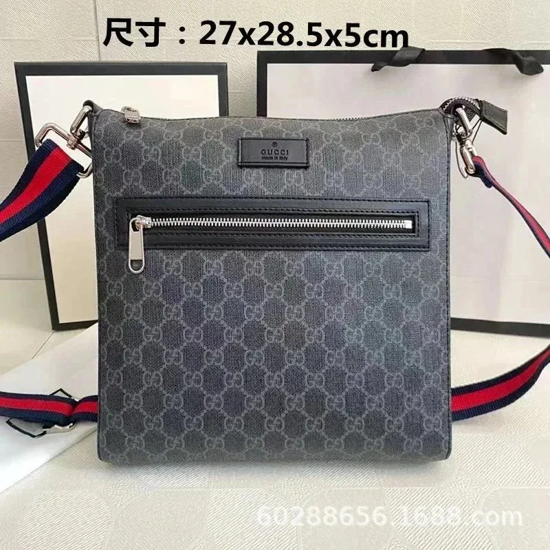 Gucci Gucci GG Supreme Navy Blue Crossbody Bag Navy - 1