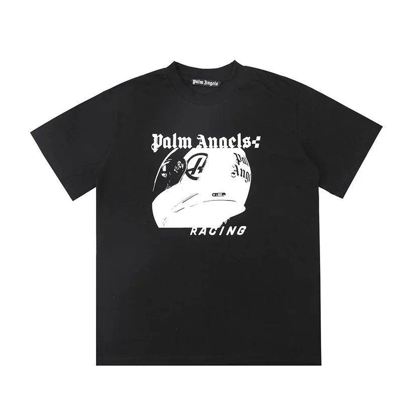 Palm Angels Palm Angels Racing Black T-Shirt Black - 1
