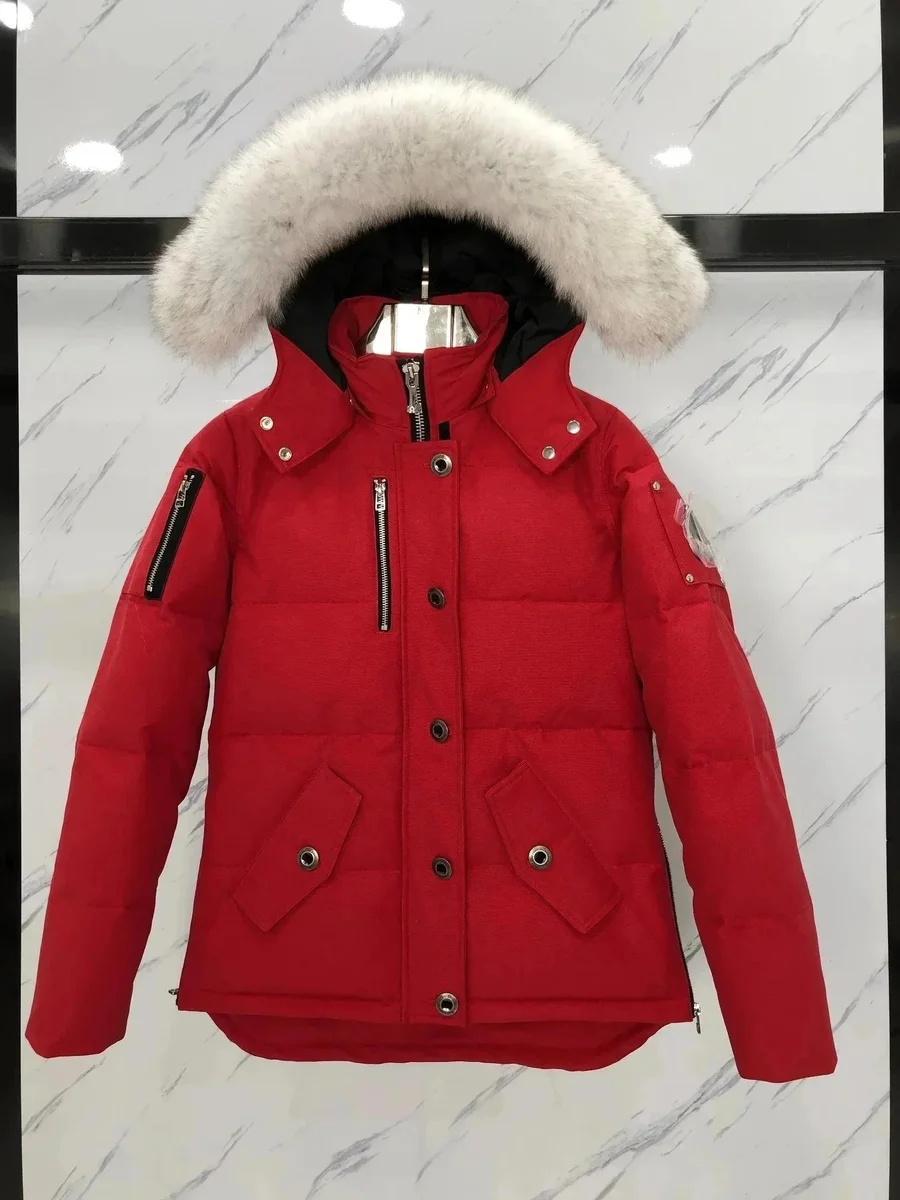Other Red Faux Fur Hooded Parka Red - 1