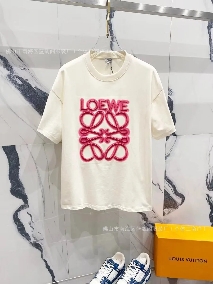 Loewe Loewe Anagram T-Shirt Apricot Beige