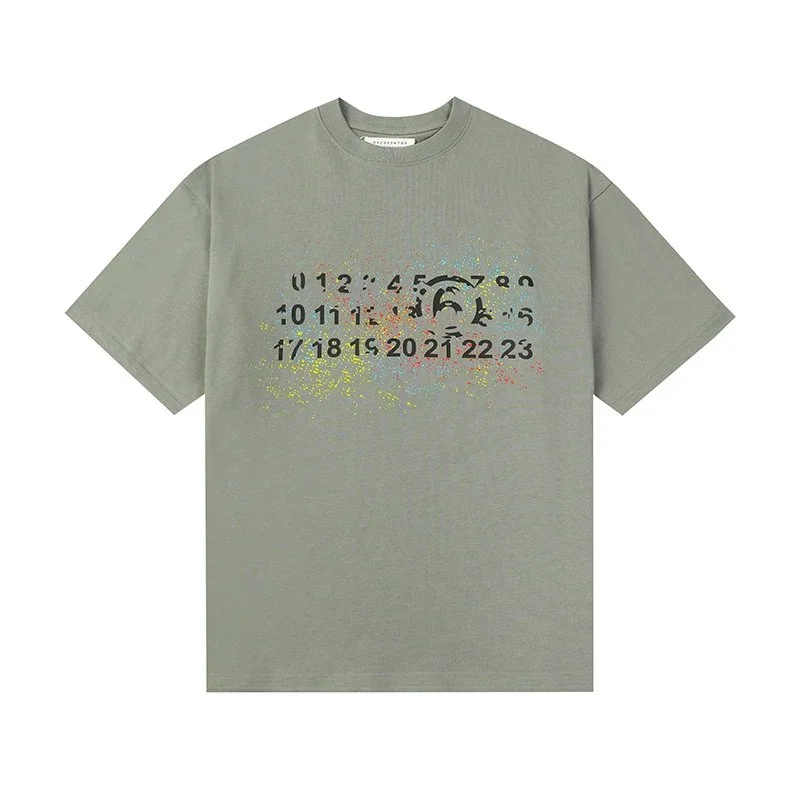 Other Unisex Oversized T-Shirt with Number Print in 684 White White - 1