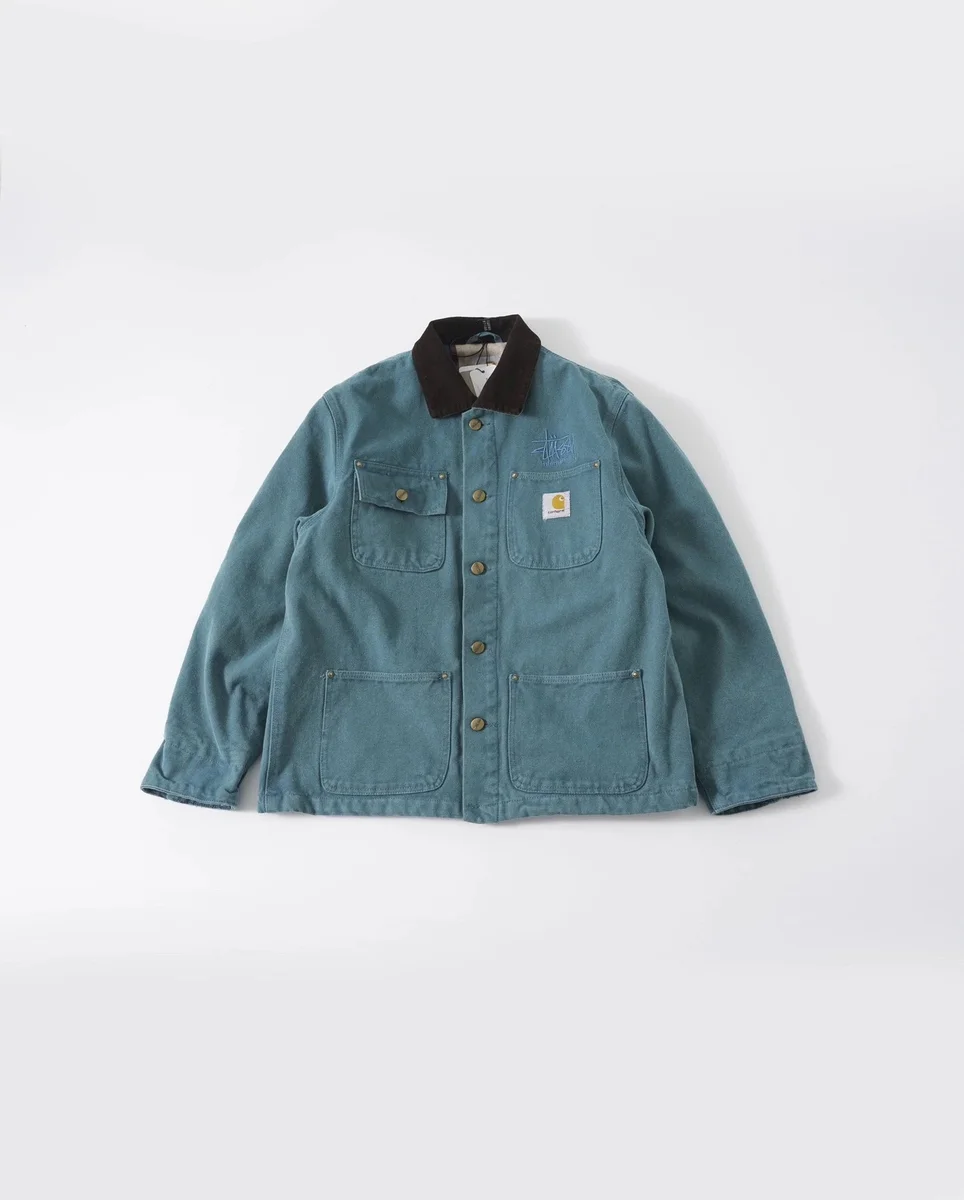 Carhartt Carhartt x Stussy Detroit Green Work Jacket Green - 1