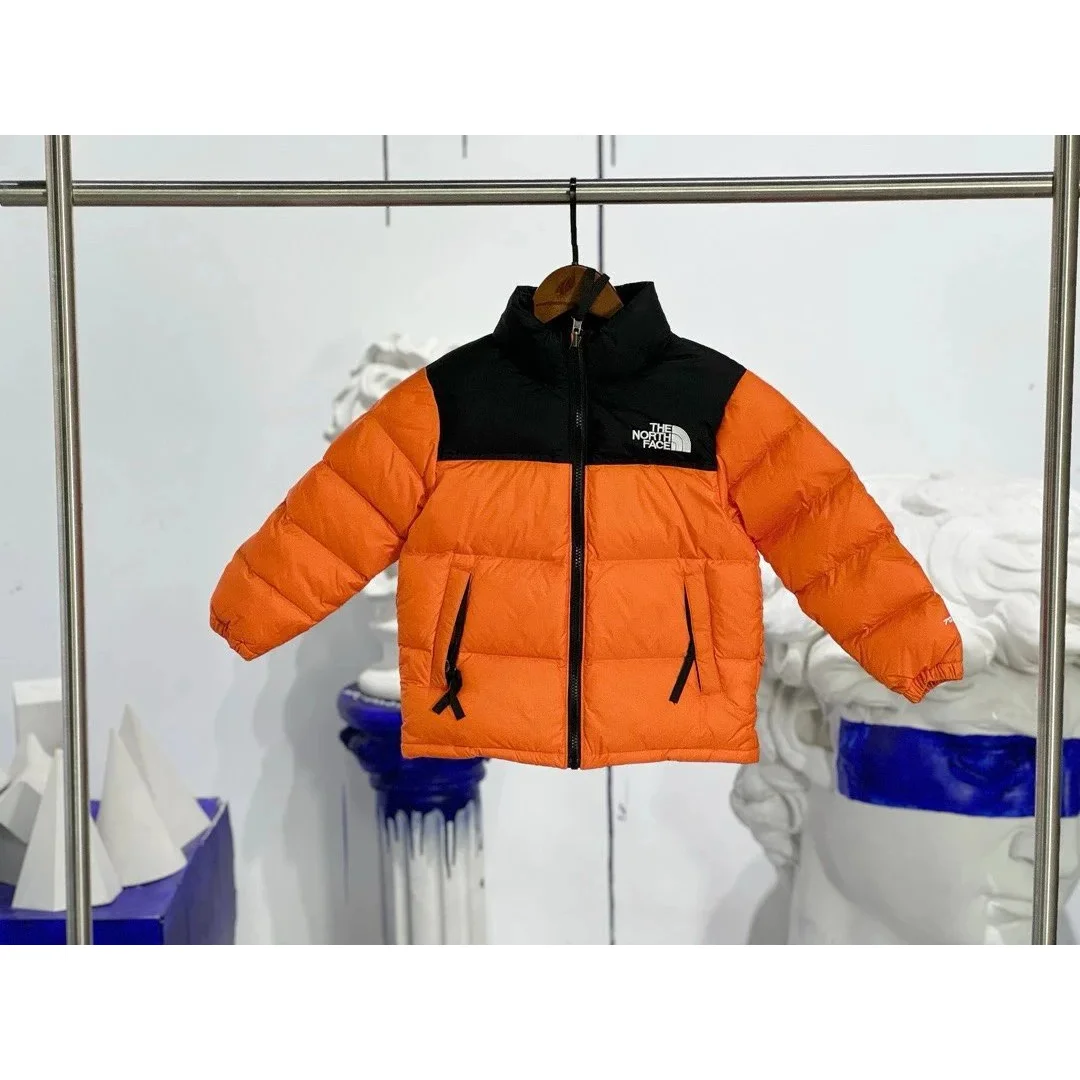 The North Face The North Face Nuptse Orange Parka Orange - 1