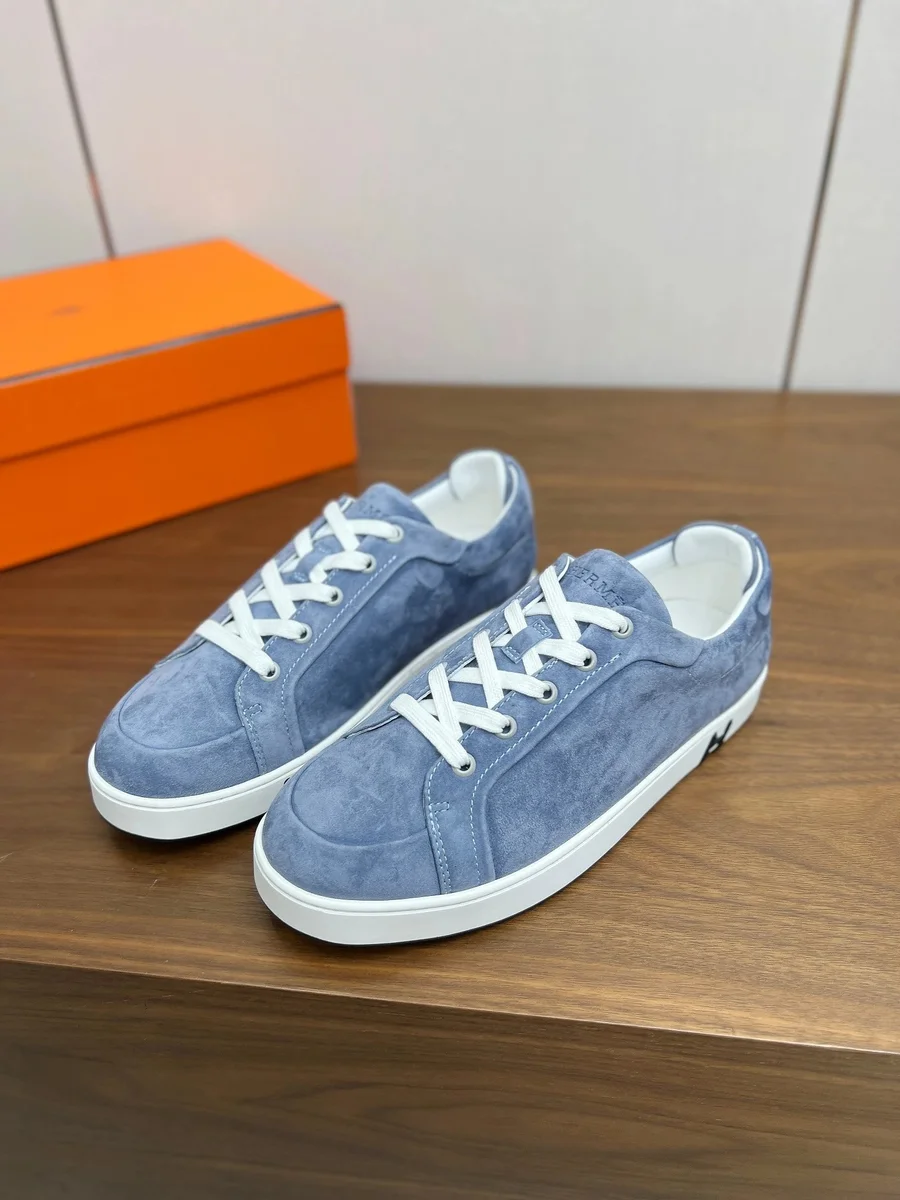 Hermès Hermès Runner Blue Suede Sneakers Blue
