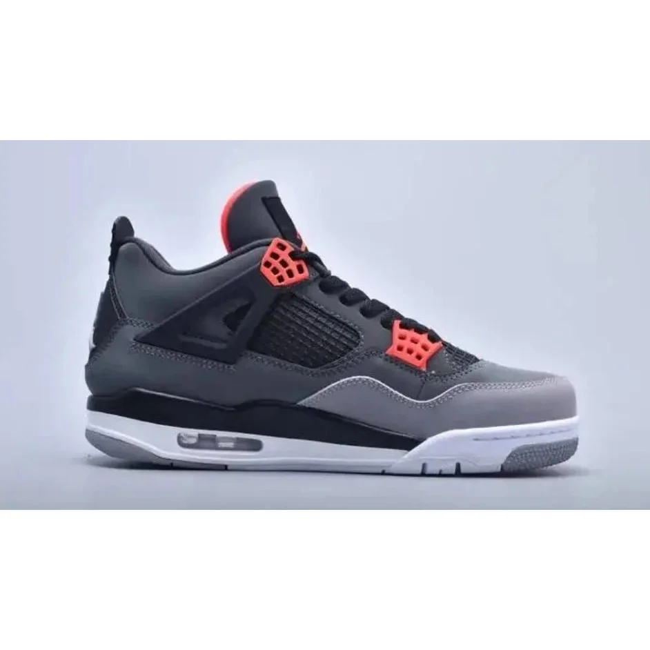 Nike Nike Air Jordan 4 Cool Grey/Infrared Sneakers Grey - 1