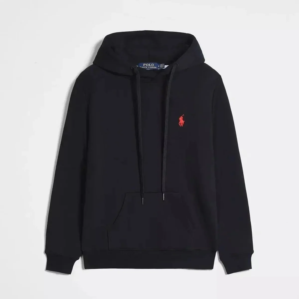 Polo Ralph Lauren Polo Ralph Lauren Black Red Logo Hoodie Top quality Black - 1