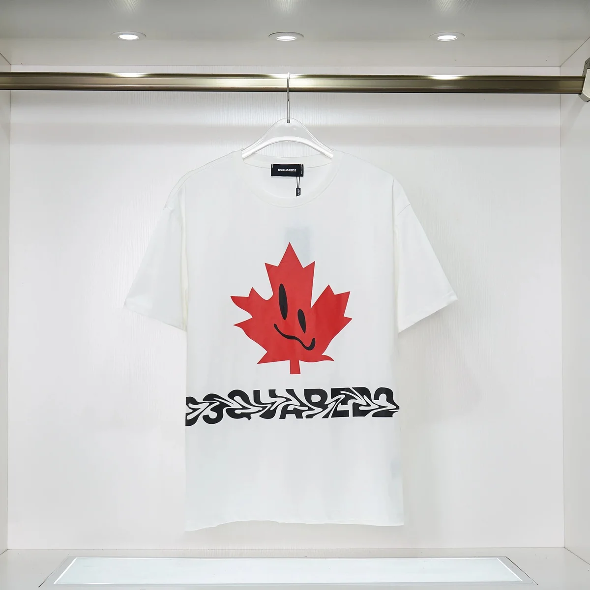 DSQUARED2 DSQUARED2 Icon White Maple Leaf T-Shirt White
