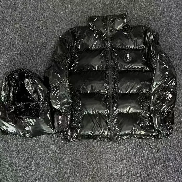 Other Glossy Black Puffer Jacket Black - 1