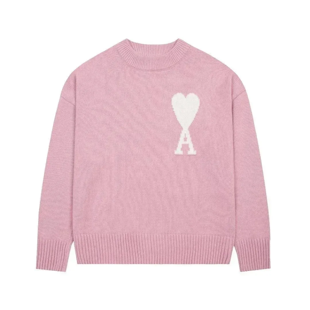 Ami Paris Ami Paris Ami de Coeur Pink Sweater Pink - 1