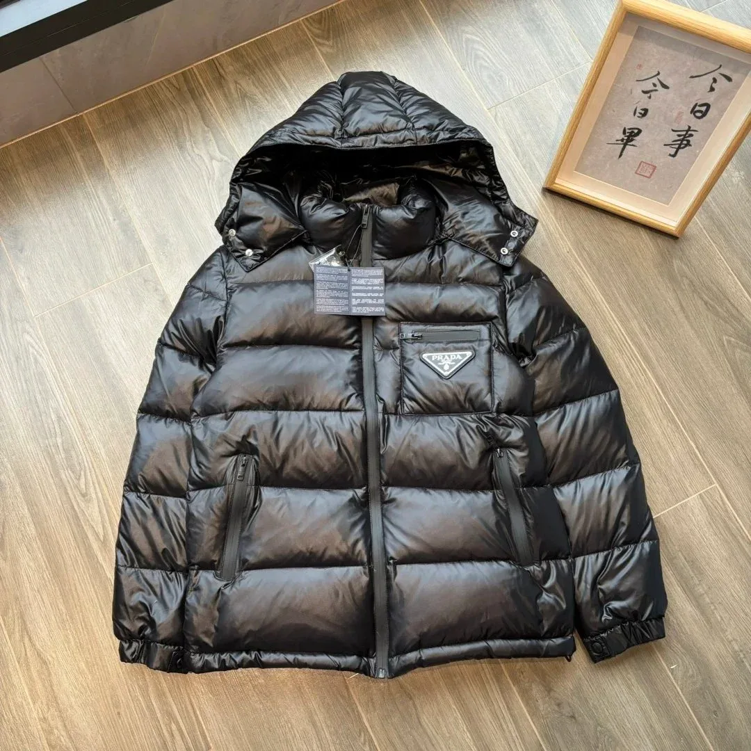 Prada Prada Black Puffer Jacket Black