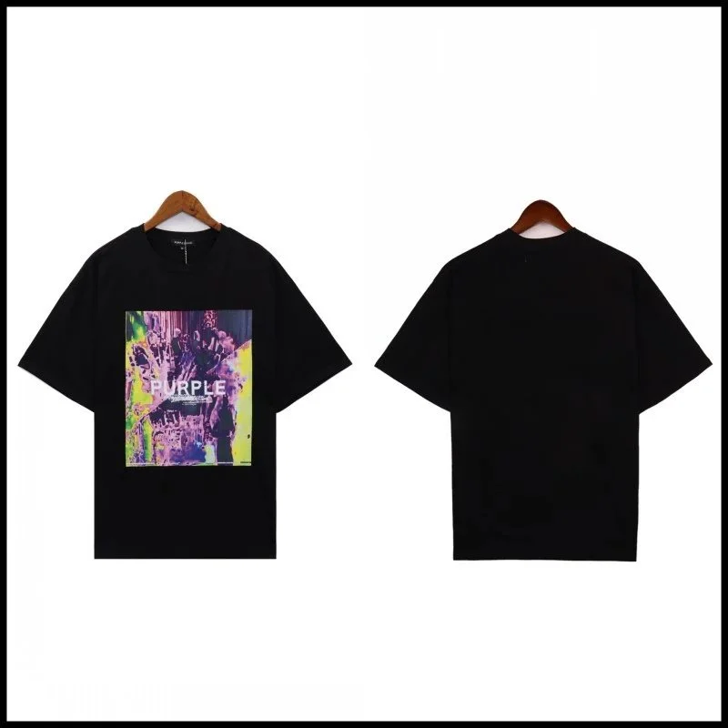 Other Purple Brand T-Shirt Black Solid T-Shirt Black - 1