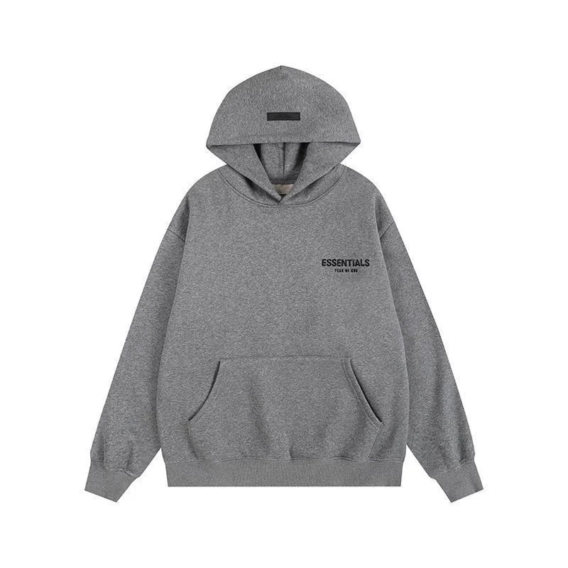 Fear of God Fear of God Essentials Dark Grey Hoodie Grey - 1