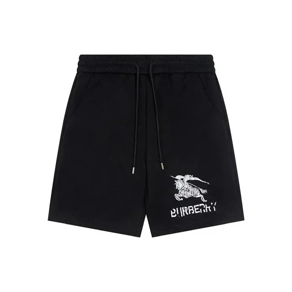 Burberry Burberry Black Equestrian Knight Shorts Black - 1