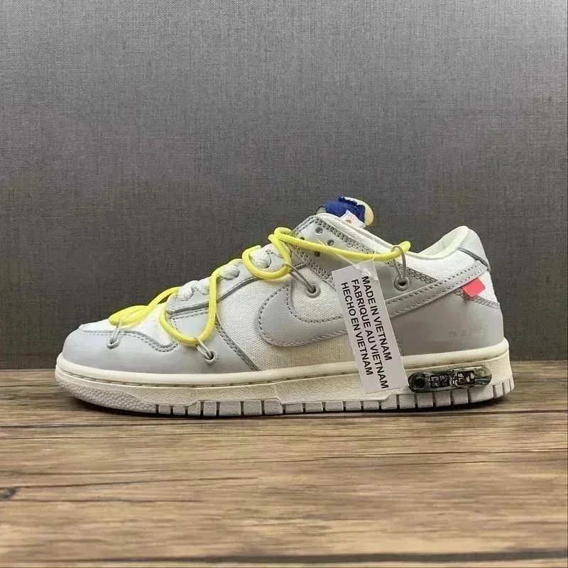 Nike Nike Dunk Low Off-White DM1602-120 Sail/University Red Sneakers White - 1