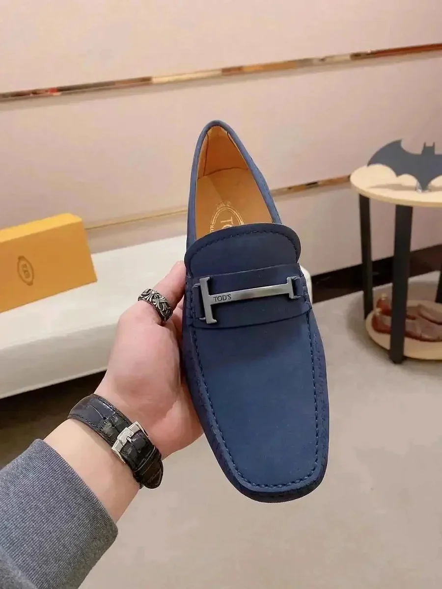 Tod's Tods T-Logo Blue Loafer Blue