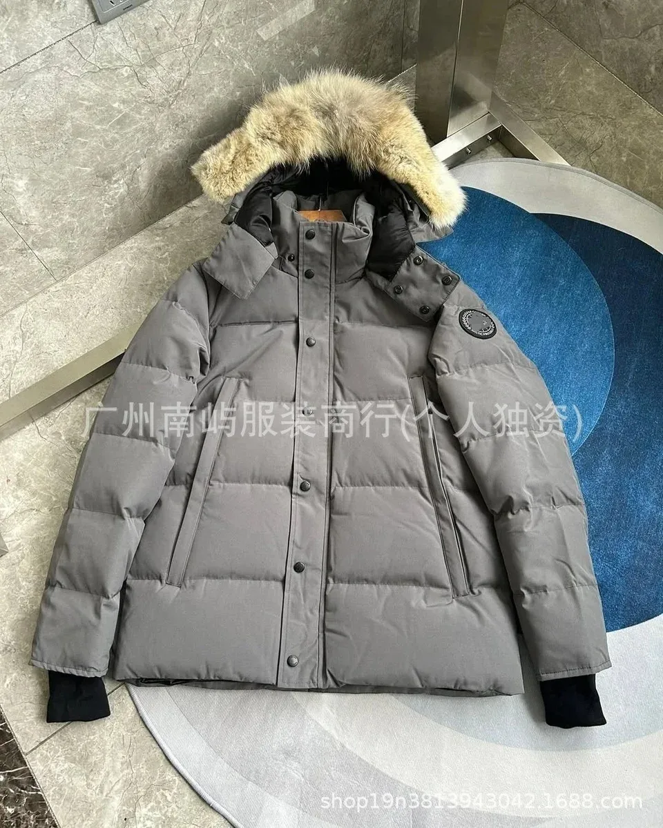 Canada Goose Canada Goose Expedition Grey Black Logo Parka Grey