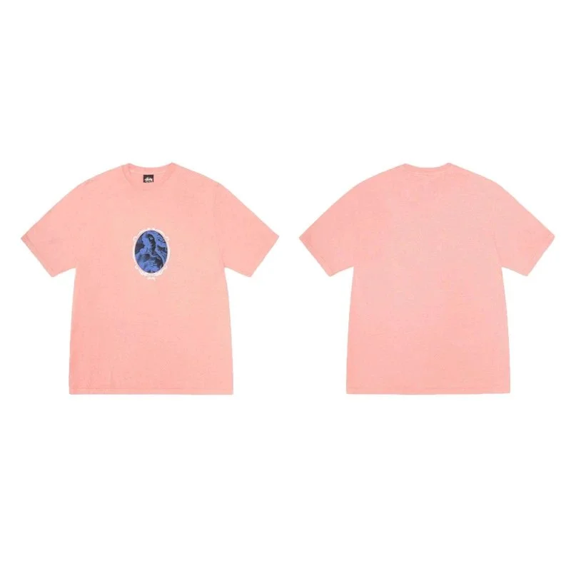 Stussy Stussy Stüssy Bear Pink T-Shirt Pink - 1