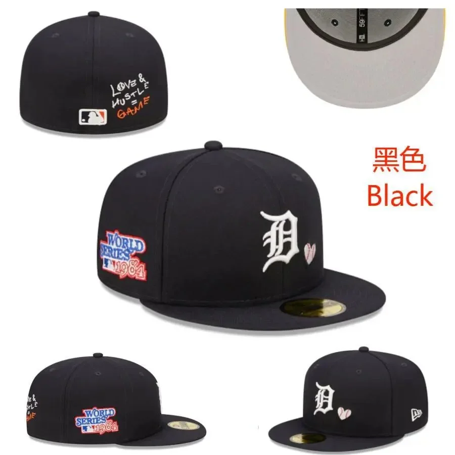 New Era New Era 59FIFTY Detroit Tigers Black Cap Black
