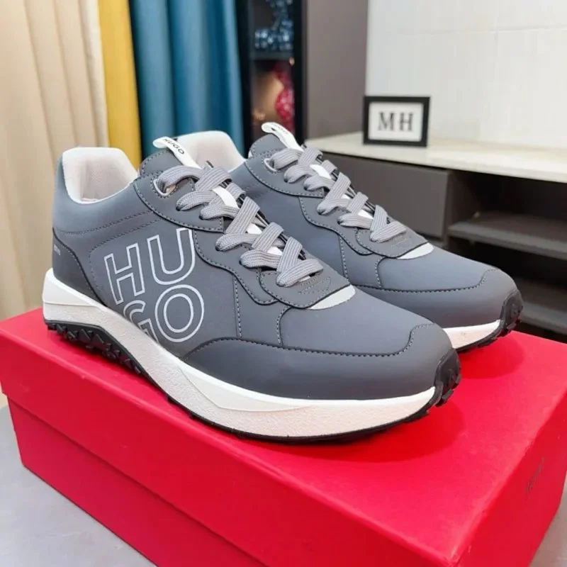 Hugo Boss Hugo Boss HUGO Logo Sneakers Grey/White Grey - 1
