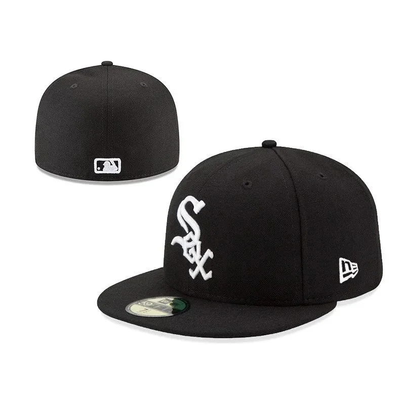 New Era New Era 59FIFTY Chicago White Sox Black/White Baseball Cap Black